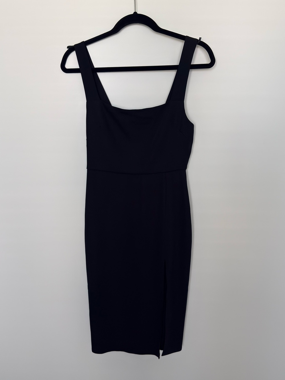 Babaton Black Square-Neck Midi Dress โ NEVER WORN